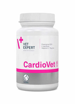 Пищевая добавка для собак Vet Expert CardioVet (поддержание функции сердца) таблетки - 90 шт