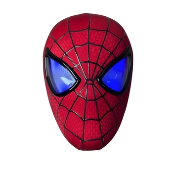 Маска Spiderman Людина-павук із рухомими очима та світловими ефектами 26 х 18 х 14 см (352)