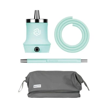 Кальян Amotion Roam Mint полный комплект 15.8 см Амоушин Рам Минт Нержавеющая сталь, Алюминий, Силикон Германия