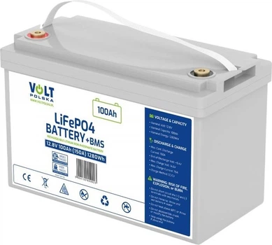 Аккумулятор LiFePO₄ Volt Polska 12,8V 150Ah с BMS — высокотоковый энергомодуль длительного действия для инверторов, солнечных систем, лодочных моторов, телекоммуникаций и резервного питания