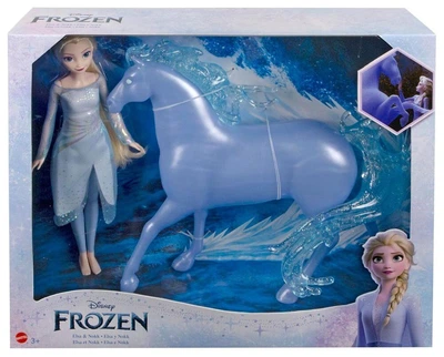 Игровой набор с куклой Disney Frozen "Эльза и лошадка Нокк" Mattel (HLW58)