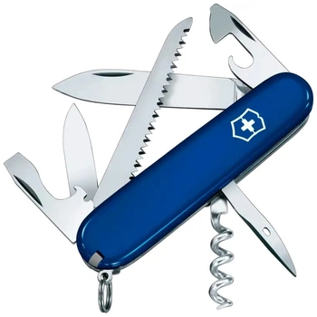 Ніж складаний, мультитул Victorinox Camper (91мм, 13 функцій), синій 1.3613.2