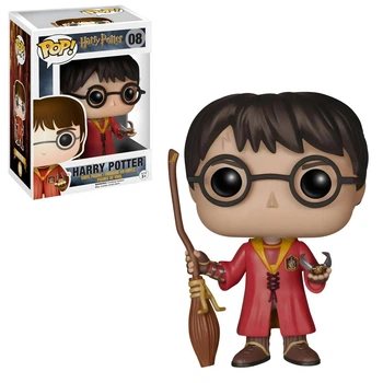 Детская коллекционная фигурка Harry Potter Pop Гарри Поттер с метлой (2025-22)