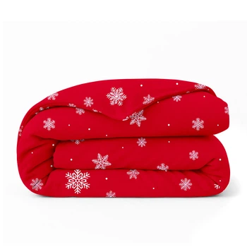 Пододіяло дитяче фланель 110х140 SNOWFLAKES CRANBERRY 5158556
