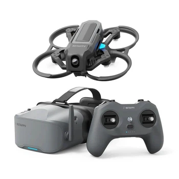 Квадрокоптер BetaFPV Aquila20 RTF — FPV-дрон с камерой, ELRS 2.4G, БК моторы, очки и пульт в комплекте, дальность до 200 м, полет до 10 минут, черный