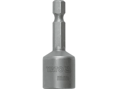 Насадка торцевая магнитная 6-гранная HEX М10 x 48 мм. HEX Ø= 1/4" YATO (YT-1505)