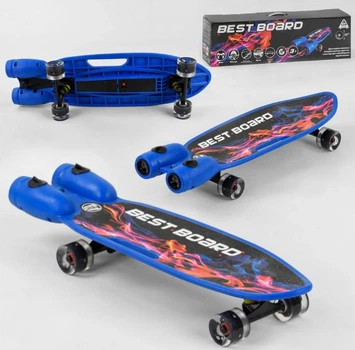 Скейтборд с музыкой дымом светом Best Board (102873)