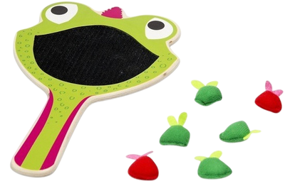 Gra zręcznościowa BS Toys Głodna żabka Gloria rakietka (8717775444138)