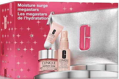 Zestaw Clinique Moisture Surge Megastars krem do twarzy 100-Hour Auto-Replenishing Hydrator 50 ml + mgiełka do twarzy 30 ml + balsam do ust 7 ml (192333274866)