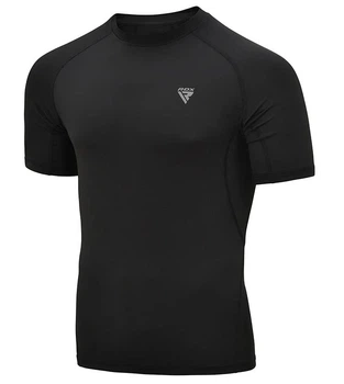 Рашгард із коротким рукавом RDX T15 Black L