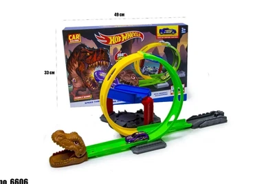 Іграшковий трек Hot Wheels 6606 з динозавром та мертвою петлею (BK-7579)
