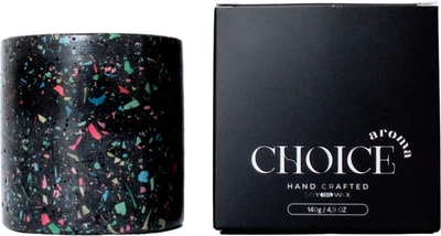 Парфумована свічка Choice Aroma Citronella 40 годин Чорна (4824538576020)
