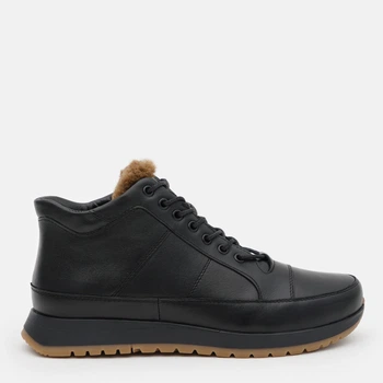 Мужские зимние ботинки низкие Prime Shoes 600 Black Leather 16-600-30111 40 26.5 см Черные (PS_2000000000015)