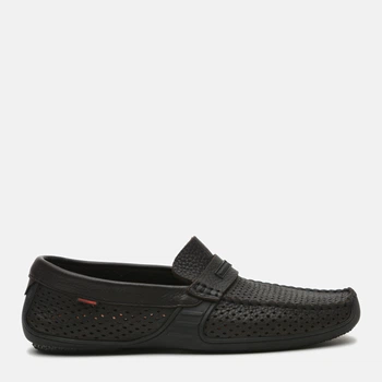 Мужские мокасины с перфорацией Prime Shoes 10-064-30100 40 26.5 см Черные (2000000161525)