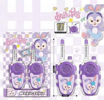 Рация детская Walkie-Talkie Stella Lou 2 шт, фиолетовая (144-2) (3326A)
