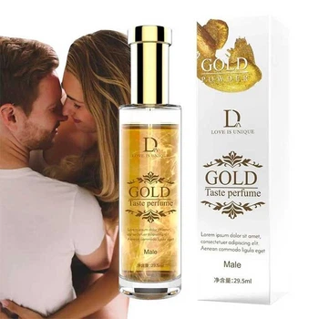 Интимные духи для мужчин "Gold Powder" с феромонами и золотым порошком 29,5 мл Золотой