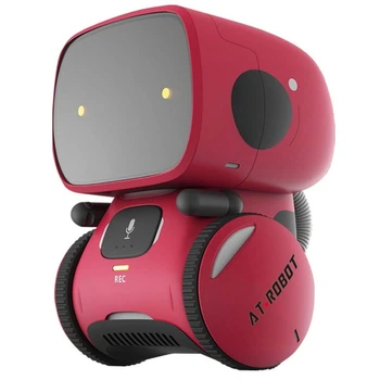Інтерактивний робот з голосовим управлінням - AT-ROBOT (червоний, озвуч.укр.)