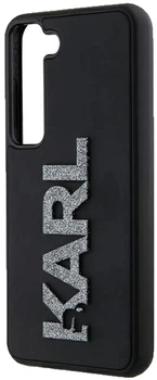 Панель Karl Lagerfeld 3D Rubber Glitter Logo для Samsung Galaxy S23 (S911) Black (3666339241933)