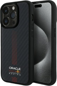 Панель Red Bull Carbon Fiber Power Bar MagSafe для Apple iPhone 14 Pro Black (RBHMP14L24CFGSMK)