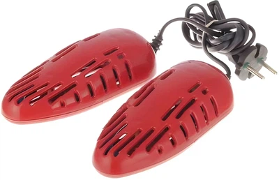 Электросушилка для обуви 50-60°С пластик 15х5,5х3,5 см белая (528177)