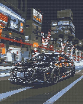 Алмазная мозаика/вышивка Черная ауди 40*50 см Оригами OD 3402