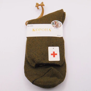 Теплі шкарпетки без гумки альпака 37-41 Корон 2664