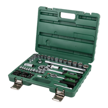 Набір інструментів 1/4" 1/2" 72 од. в кейсі Grad (6004245)