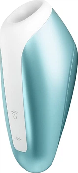 Компактный вакуумный стимулятор клитора Satisfyer Love Breeze 9.8х4 см голубой (4061504003443)