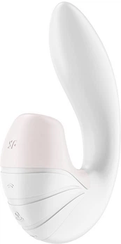 Вибратор с вакуумно-волновой стимуляцией клитора Satisfyer Supernova 16.9х3.7 см белый (4061504009735)