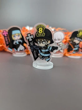 Акриловый стенд 6 см «Fire Force / Пожарная бригада» - Такехиса Хинава (Takehisa Hinawa)