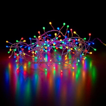 Светодиодная гирлянда мишура "Роса", 3 м, 150 LED, от USB, Мультиколор