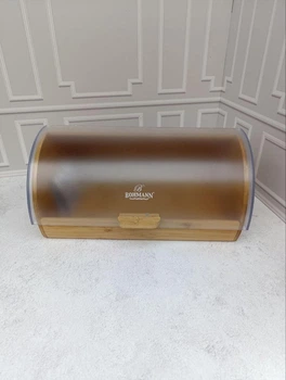 Хлебница Bohmann BH-7254 деревянная 39х28х18.5 см Бежевый