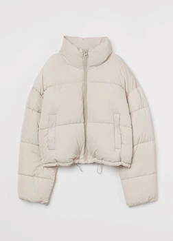 Куртка демісезонна жіноча H&M 200670-4 XS(160/80) молочний (2000004655303)