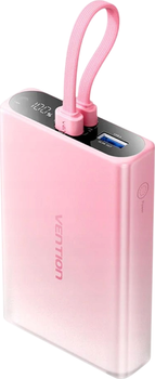Powerbank Vention FHZP0 10000mAh 22.5W Pink (6922794789838)