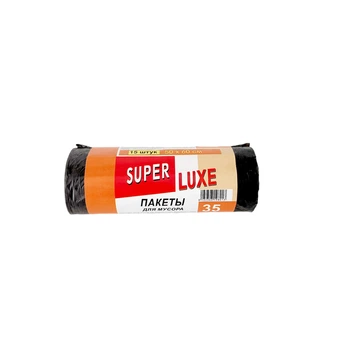 Пакети для смiття SUPER LUXE 35л 15шт