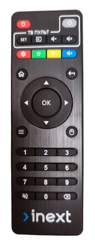 Пульт для TV Box inext TV5 с ТВ блоком