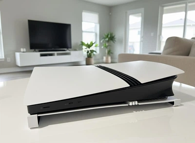 Горизонтальная стойка-подставка «Соты» для PlayStation 5 Pro / Digital Белая