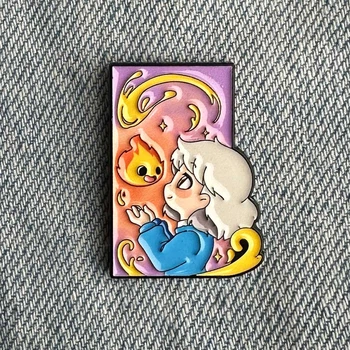 Значок пін Howls Moving Castle (Sophie And Calcifer)
