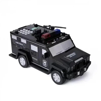 Електронна скарбничка-сейф Машина поліції Hummer з кодовим замком