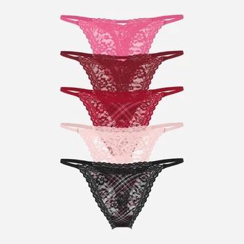 Набір трусиків танга жіночих Victoria's Secret 960841501 S 5 шт Різні кольори (1159848979)