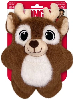 М’яка іграшка для собак Kong Holiday Snuzzles Reindeer M (35585504933)