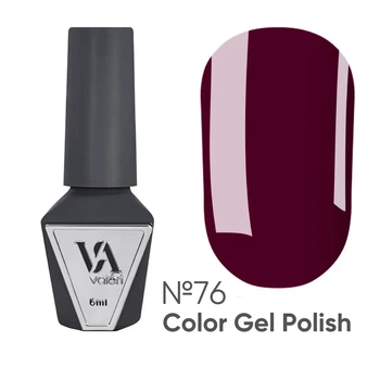 Гель-лак Valeri Color №76 бордовий, 6 мл