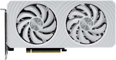 Відеокарта Palit PCI-Ex nVidia GeForce RTX 5060 Ti White OC 16G GDDR7 (128bit) (2407/2602 МГц) (HDMI 2.1b, 3 x DisplayPort 2.b) (NE7506TU19T1-GB2061M)