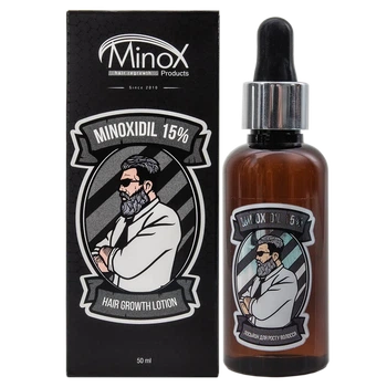 Лосьон для роста волос и бороды Minox 15% 50 мл