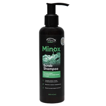 Шампунь-скраб для очищения кожи головы и бороды Minox Scrab Shampoo 200 мл