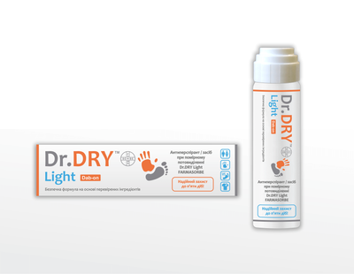Антиперспирант /средство при умеренном потоотделении Dr.DRY Light FARMASORBE