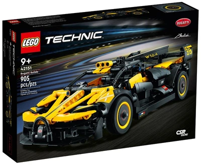 Конструктор LEGO Technic Bugatti Bolide 905 деталей (42151) (955555914525926) - Уцінка