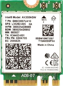 Karta sieciowa Intel Wi-Fi 6 AX200 M.2 2230 (AX200.NGWG.NV) (955555914654213) - Outlet