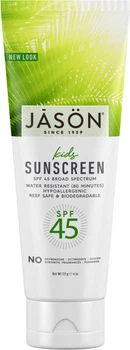 Натуральний сонцезахисний засіб Jason для дітей від 6 місяців SPF 45 113 г (078522083221)