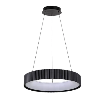 Люстра підвісна світлодіодна, LED кільце Levistella 781P3165 (500) BK чорна